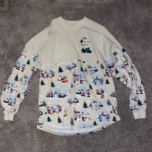 Disney Mickey Mouse Puffprint Christmas Shirt